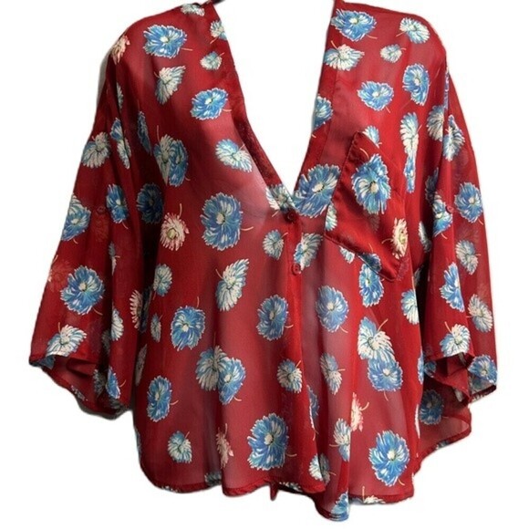 Pins & Needles Floral Top‎ Size Small - Picture 5 of 12